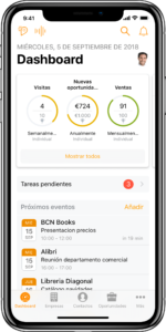 Imagen app de ventas móvil ForceManager